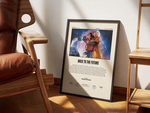 Back to the Future Poster, Movie Print, Film Wall Art, Sci-Fi Cinema Decor 4427432020