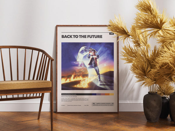 Back to the Future Poster, Printable Wall Art, Home Decor, Robert Zemeckis 1890222056