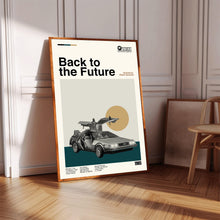 Back to the Future Poster, Sci-fi Wall Art, Mid-Century Modern Art, Minimalist Movie Print 4424824150 9689