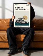Back to the Future Poster, Sci-fi Wall Art, Mid-Century Modern Art, Minimalist Movie Print 4424824150 9689
