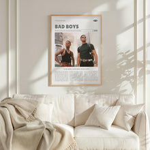 Bad Boys, Michael Bay, Retro Movie Poster, Custom Movie Poster Print 4421171190