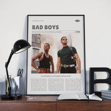 Bad Boys, Michael Bay, Retro Movie Poster, Custom Movie Poster Print 4421171190
