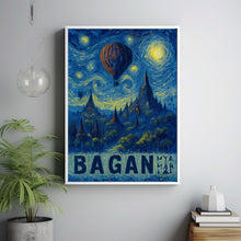 Bagan Travel Poster - Myanmar Wall Art Print, Illustration Poster, Artwork, Home & Office decor, Gift idea, Travel print, Bagan print