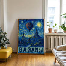 Bagan Travel Poster - Myanmar Wall Art Print, Illustration Poster, Artwork, Home & Office decor, Gift idea, Travel print, Bagan print