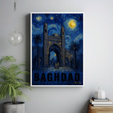 Baghdad Travel Poster - Iraq Wall Art Print, Illustration Poster, Artwork, Home & Office decor, Gift idea, Travel print, Middle East print
