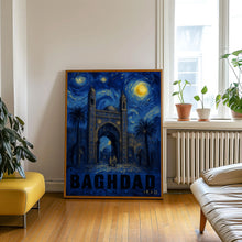 Baghdad Travel Poster - Iraq Wall Art Print, Illustration Poster, Artwork, Home & Office decor, Gift idea, Travel print, Middle East print