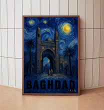 Baghdad Travel Poster - Iraq Wall Art Print, Illustration Poster, Artwork, Home & Office decor, Gift idea, Travel print, Middle East print