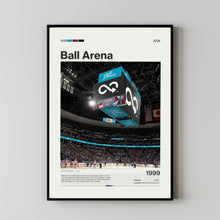 Ball Arena Poster, Colorado Avalanche Poster Print, NHL Arena Poster, Hockey Fan Gift Print