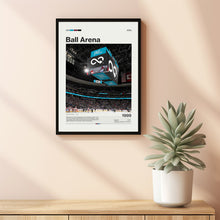 Ball Arena Poster, Colorado Avalanche Poster Print, NHL Arena Poster, Hockey Fan Gift Print