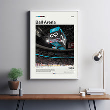 Ball Arena Poster, Colorado Avalanche Poster Print, NHL Arena Poster, Hockey Fan Gift Print