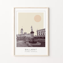 Ballarat Poster Print, Ballarat Travel Poster, Ballarat Minimalistic Wall Art, Ballarat, Victoria, Australia 1882437867