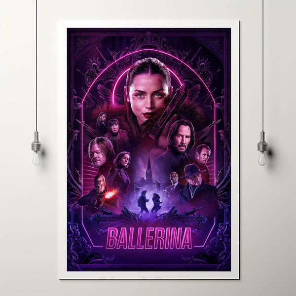 Ballerina 2025 Poster Art Print Movie Posters TV Posters Gift for Movie lovers 1