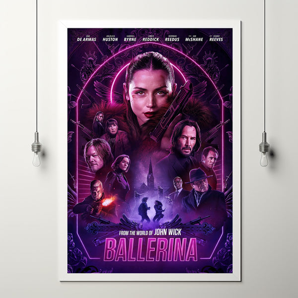 Ballerina 2025 Poster Art Print Movie Posters TV Posters Gift for Movie lovers 6