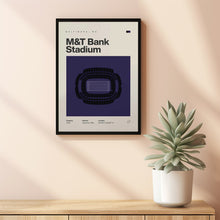 Baltimore Ravens Poster, M&T Bank Stadium Print, Mid Century Modern Football Poster, Sp-8IZ2ZE