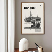 Bangkok Art Print  Bangkok Poster  Bangkok Wall Art  Mid Century Poster  Travel Print Art  Thailand 1576806578