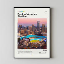 Bank of America Stadium Poster, Carolina Panthers Poster Print, NFL Stadium Poster, Football Fan Gift