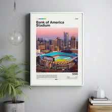 Bank of America Stadium Poster, Carolina Panthers Poster Print, NFL Stadium Poster, Football Fan Gift