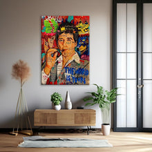 Banksy Al Pacino Graffiti Pop Art Canvas, Banksy Style Pop Art, Scarface Pop Art , Street Graffiti Wall Art, Tony Montana Poster 1827970067