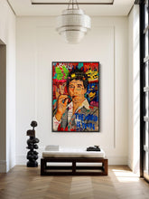 Banksy Al Pacino Graffiti Pop Art Canvas, Banksy Style Pop Art, Scarface Pop Art , Street Graffiti Wall Art, Tony Montana Poster 1827970067