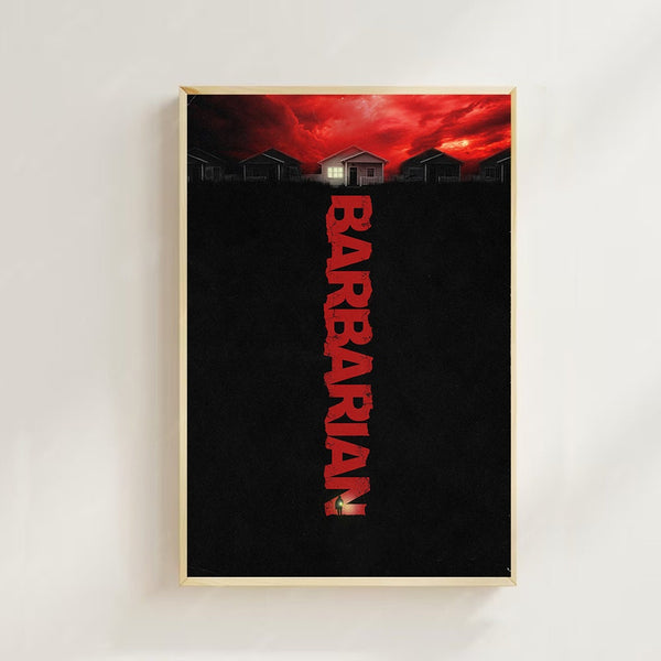 Barbarian (2022) Movie Poster Vintage Film Art Canvas Printhome decor,wall art,retro poster for gift 1620103572