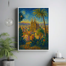 Barcelona Art Print, Sagrada Familia, Spain Wall Art, Barcelona Print, Barcelona Cityscape, Spain Art Print, Europe Print, Travel Gift