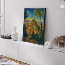 Barcelona Art Print, Sagrada Familia, Spain Wall Art, Barcelona Print, Barcelona Cityscape, Spain Art Print, Europe Print, Travel Gift