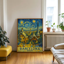 Barcelona City Travel Print, Barcelona Spain Travel Poster Print, Barcelona City Wall Art, Barcelona Spain Travel Wall Decor