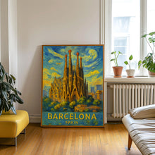 Barcelona City Travel Print, Barcelona Spain Travel Poster Print, Barcelona City Wall Art, Barcelona Spain Travel Wall Decor1
