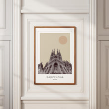 Barcelona Poster Print, Barcelona Travel Poster, Barcelona Minimalistic Wall Art, Barcelona, Spain 1882438101