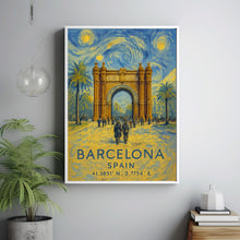 Barcelona Travel Print, Barcelona Poster, Unique Wallart Decor, La Sagrada Familia, Barcelona Black and White Coordinates Home Decor1
