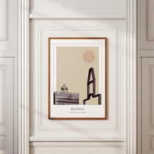 Barrie Poster Print, Barrie Travel Poster, Barrie Minimalistic Wall Art, Barrie, Ontario, Canada 1882437475