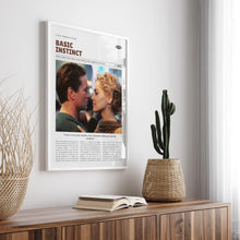 Basic Instinct, Paul Verhoeven, Retro Movie Poster, Custom Movie Poster Print 4421166229