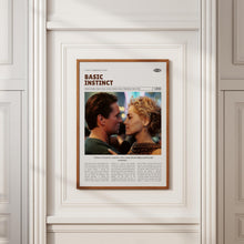 Basic Instinct, Paul Verhoeven, Retro Movie Poster, Custom Movie Poster Print 4421166229