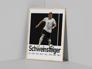 Bastian Schweinsteiger Poster, German Soccer Legend Art Sport Poster 1579657952