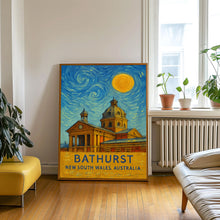 Bathurst Poster Print, Bathurst Travel Poster, Bathurst Van Gogh Style Wall Art, Bathurst, New South Wales, Australia