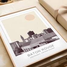 Baton Rouge Poster Print, Baton Rouge Travel Poster, Baton Rouge Minimalistic Wall Art, Baton Rouge, Louisiana, United States 1868247178