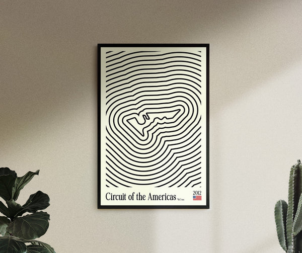 Bauhaus COTA Poster Formula One, Car Enthusiast Art (Minimalist Movie Poster) 1591713635