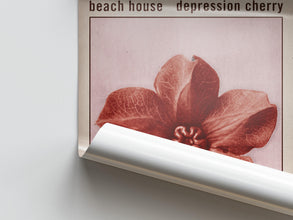 Beach House Depression Cherry Poster  Indie Dream Pop Music Wall Art 4298302115