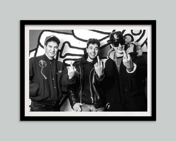 Beastie Boys Fuck You Poster, Black and White, Vintage Print, Music Poster, Printable Retro Wall Art, 1970s, Home Decor, Digital Download 1716222766