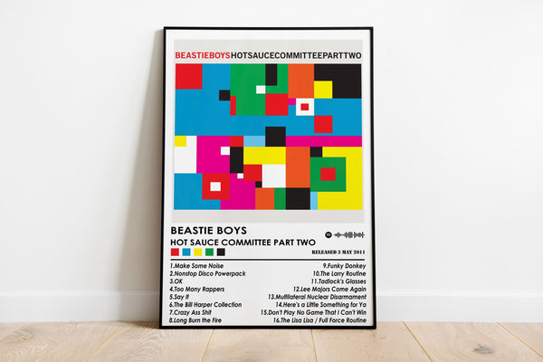 Beastie Boys Poster Print  Hot Sauce Committee Part Two Album Poster  Music Poster  Album Cover Poster  Wall Decor  Music Gift 1827599153