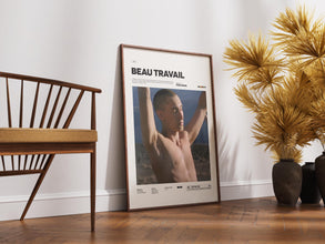 Beau Travail Poster, Denis Lavant Poster, War Drama Film Poster, 1999 Claire Denis Film Beau Travail Print, Movie Decor, Cult Movie Poster 4332019695