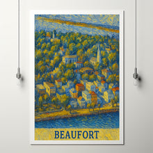 Beaufort Print South Carolina, Beaufort Photo Poster, Beaufort Travel Wall Art, Beaufort Map Print, Beaufort Van Gogh Style, Beaufort, USA