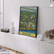 Beaufort Print South Carolina, Beaufort Photo Poster, Beaufort Travel Wall Art, Beaufort Map Print, Beaufort Van Gogh Style, Beaufort, USA