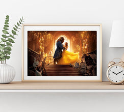 Beauty And The Beast Movie Poster, HD Wall Art Canvas Painting For Home Decor 1744243145