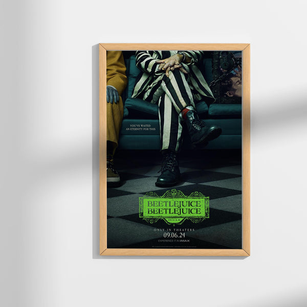Beetlejuice Beetlejuice Poster  Beetlejuice Beetlejuice (2024) poster  Modern Minimalist Wall Art  Home Decor for Living Room & Bedroom 1809155371