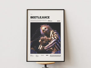 Beetlejuice Poster, Tim Burton Film Poster, Michael Keaton in Beetlejuice Print, Cult Horror Movie Poster, Movie Wall Art, Gift Wall Decor 4312868474