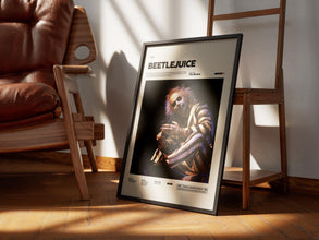 Beetlejuice Poster, Tim Burton Film Poster, Michael Keaton in Beetlejuice Print, Cult Horror Movie Poster, Movie Wall Art, Gift Wall Decor 4312868474