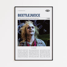 Beetlejuice, Tim Burton, Retro Movie Poster, Custom Movie Poster 4421167519