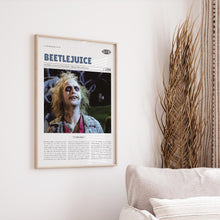 Beetlejuice, Tim Burton, Retro Movie Poster, Custom Movie Poster 4421167519