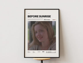 Before Sunrise Film Poster  Ethan Hawke and Julie Delpy in Before Sunrise Movie Poster Print  Special Design Poster  Movie Poster Collage 1876762237